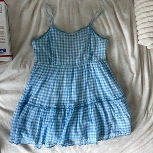 Urban Outfitters Gingham Babydoll Dress